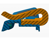 可拆卸的头盔夹。